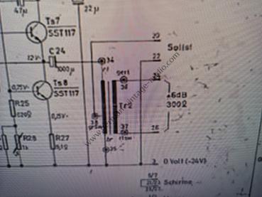 Output transformer Siemens V276