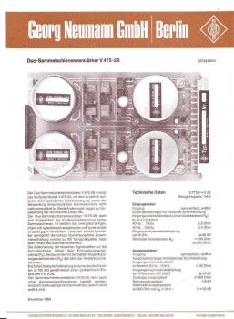 Neumann Amplifier V475-2b