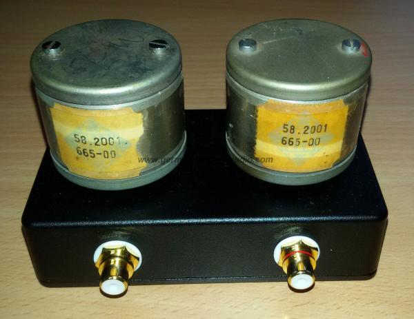 Line transformers (DI BOX) 58.2001 665-00 Telefunken for analogize the audio signal