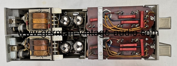 Pair of vintage preamplifiers V72 made by Siemens