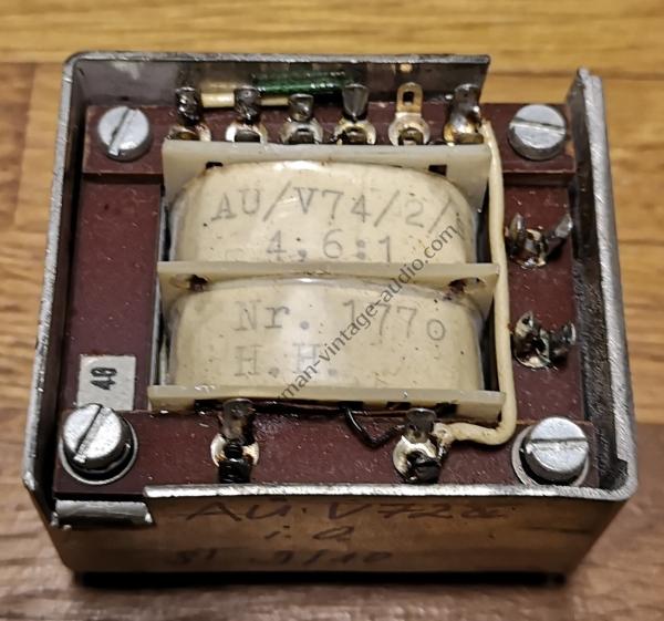 Output transformer V74 V72a